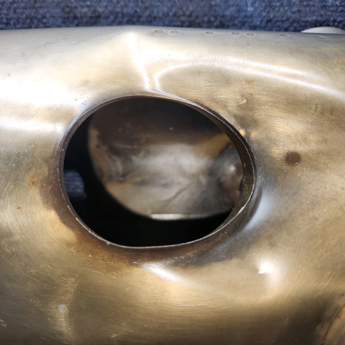 Used aircraft parts for sale, 0550176-37 Cessna 172E Shroud Assy Exhaust - LH