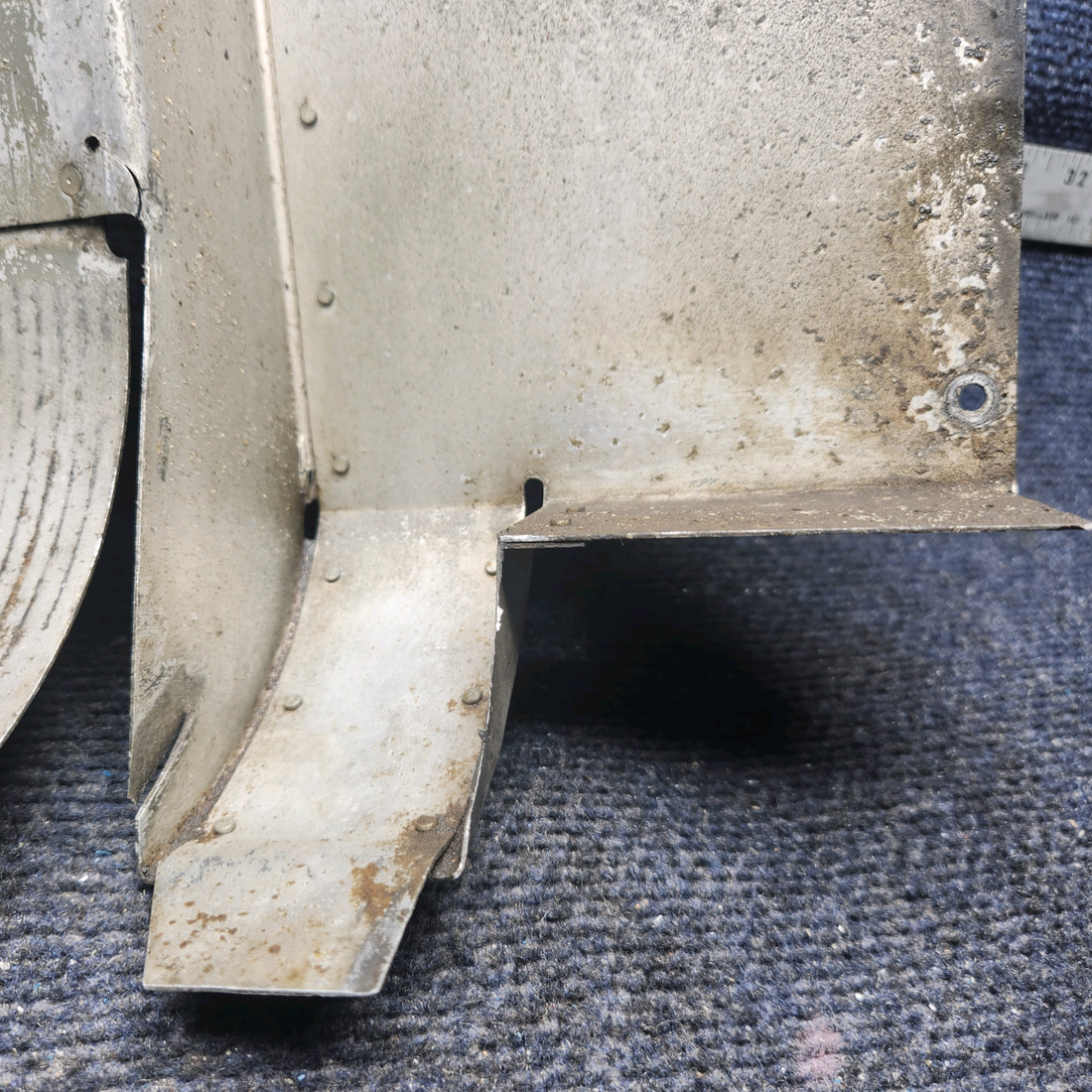 Used aircraft parts for sale, 66722-00 Lycoming O-320 Piper PA28-140 Rear Left Baffle