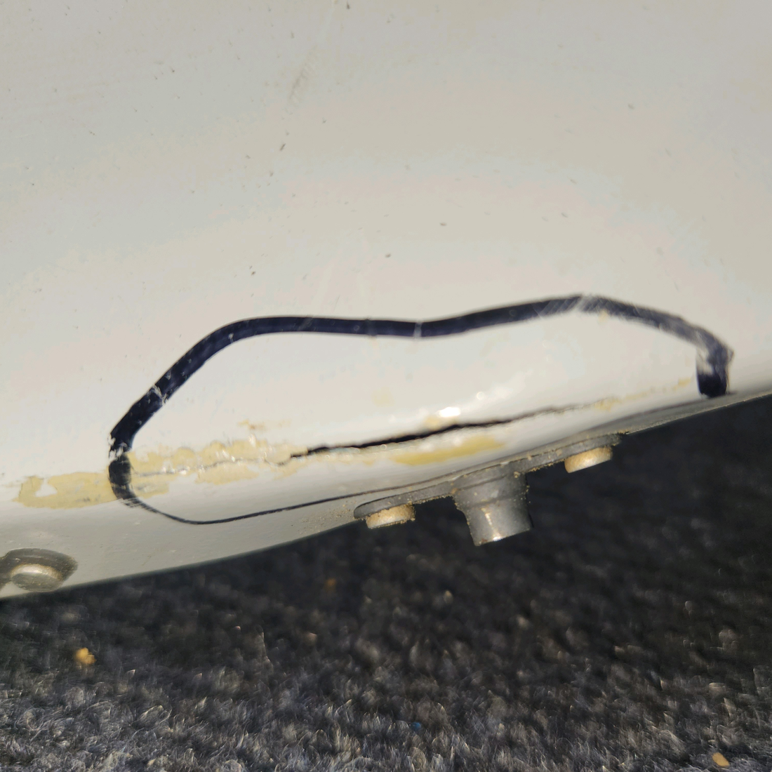 Used aircraft parts for sale, 502019-1 Grumman Side Baffle - LH