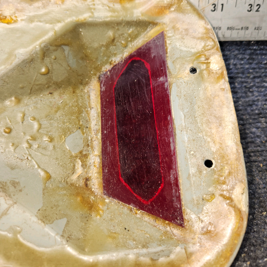 Used aircraft parts for sale, 0710103-1 Cessna C175 Cover Plate Light