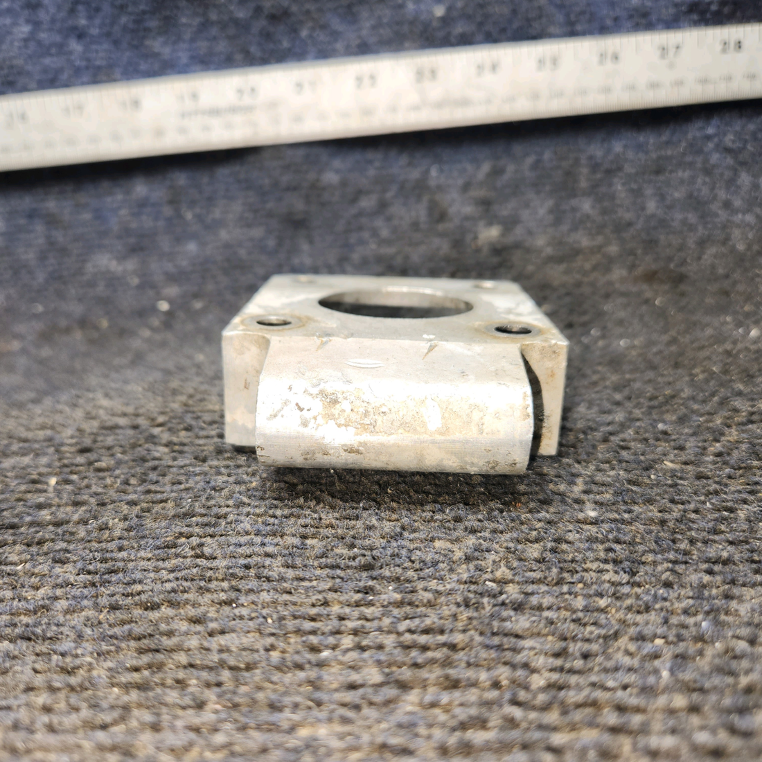 Used aircraft parts for sale, 0624-927 Piper PA-28-140 Nose Gear Fork Block