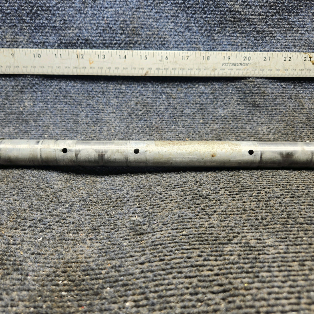 Used aircraft parts for sale, 35-524018 Beechcraft 35-33 Co-Pilot Rudder Pedal Torque Tube