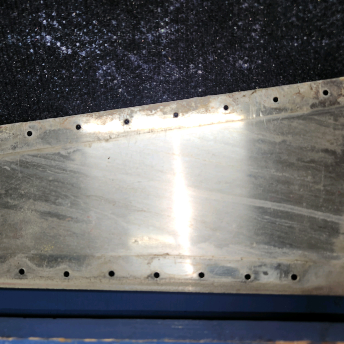 Used aircraft parts for sale, 0513007-3 Cessna 172E Doorpost Bulkhead Skin LH