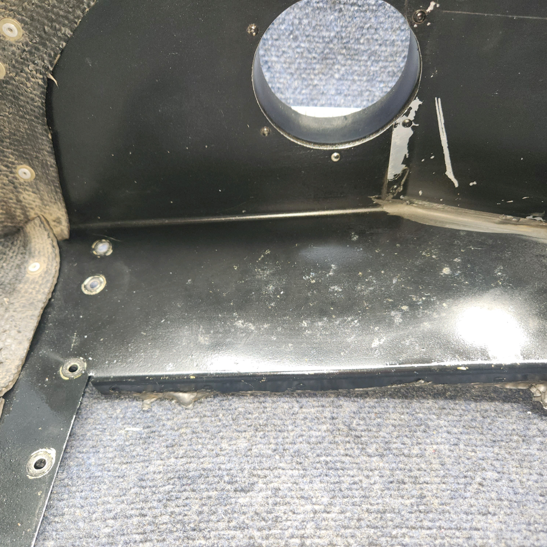 Used aircraft parts for sale, 0555199-1 CESSNA 172K ENGINE BAFFLE, FORWARD VERTICAL