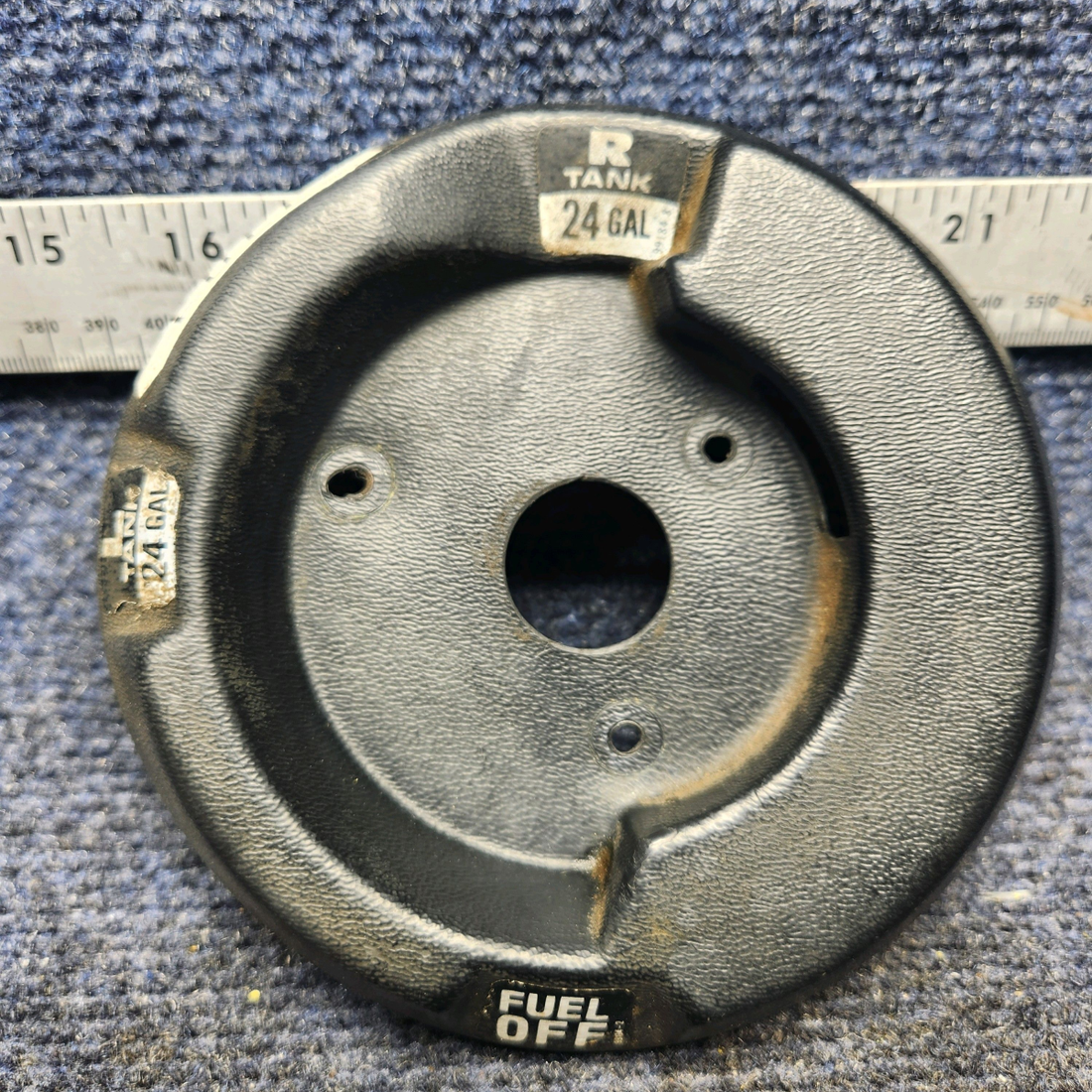 Used aircraft parts for sale, 99635-009 PIPER PA28-161 Warrior III GENUINE PIPER FUEL SELECTOR TRIM COVER