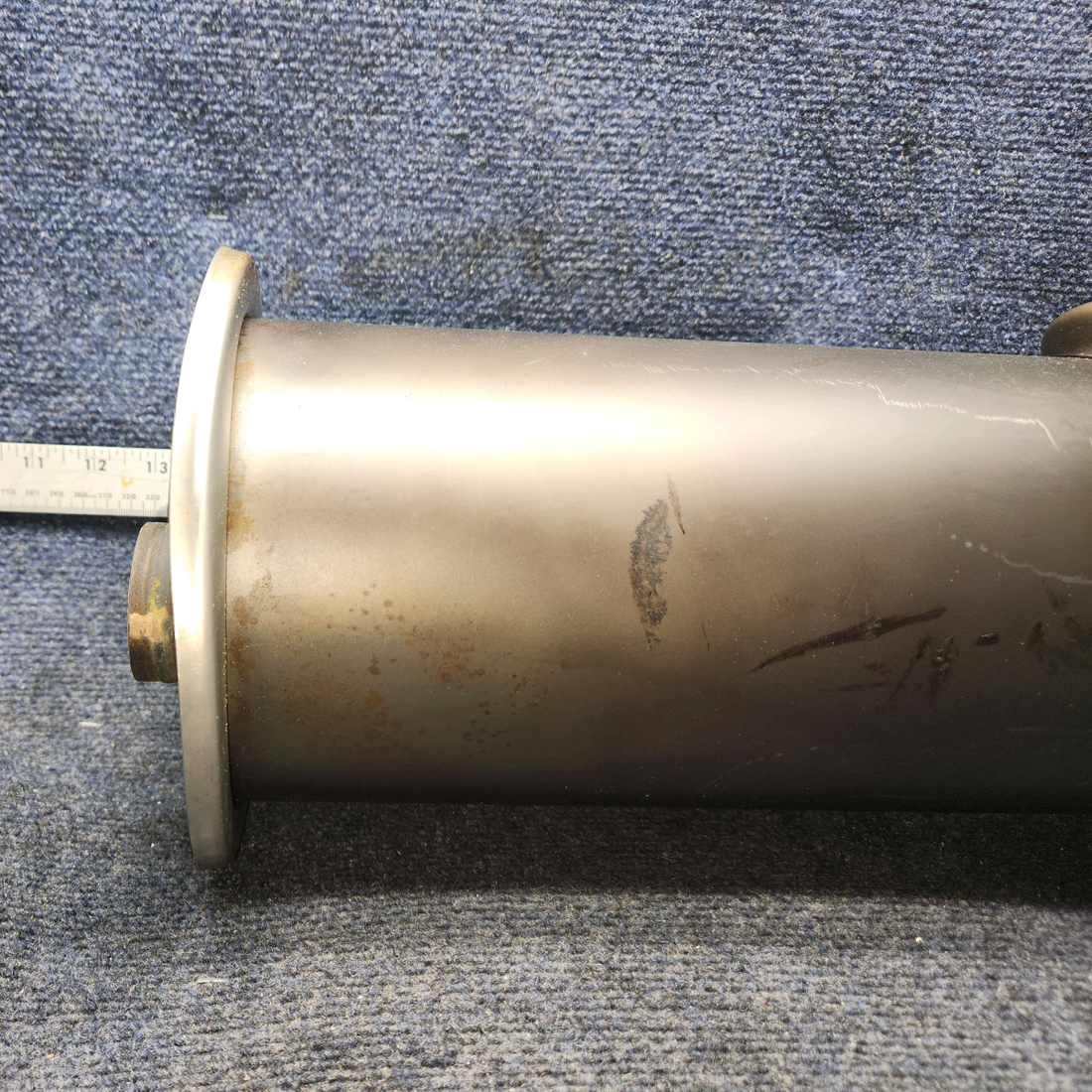 Used aircraft parts for sale, 1754001-9 CESSNA 172K LYCOMING MUFFLER (BENT TAILPIPE) "SEE PHOTOS"