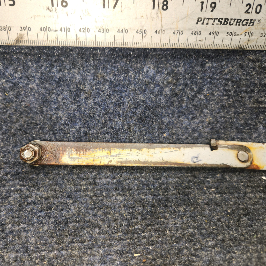 Used aircraft parts for sale, 169-380032-1 Beechcraft A24R Cabin Door Stop Assembly RH