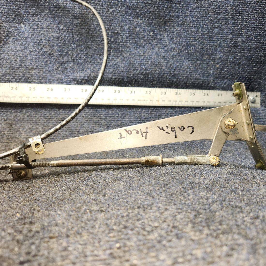 Used aircraft parts for sale, 66835-000 Piper PA28-161 Carburetor Heat Control Cable (Length: 48”)