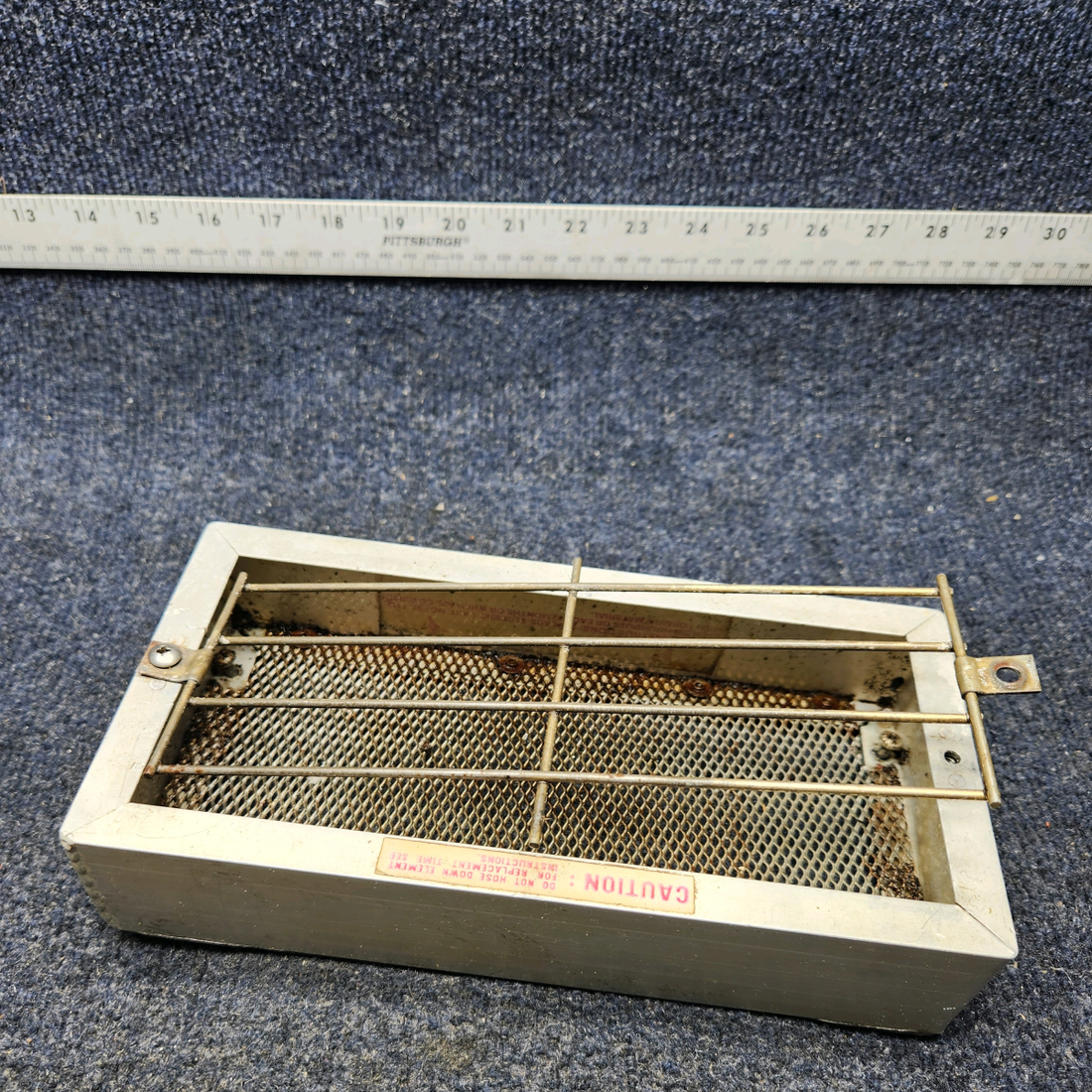 Used aircraft parts for sale, BA7110 BEECHCRAFT F35 BRACKETT AIR FILTER ASSY