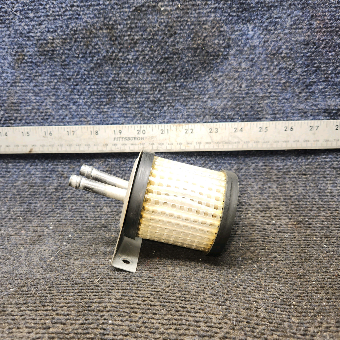 Used aircraft parts for sale, 1201075-4 cessna 172N Vacuum Air Filter Bracket