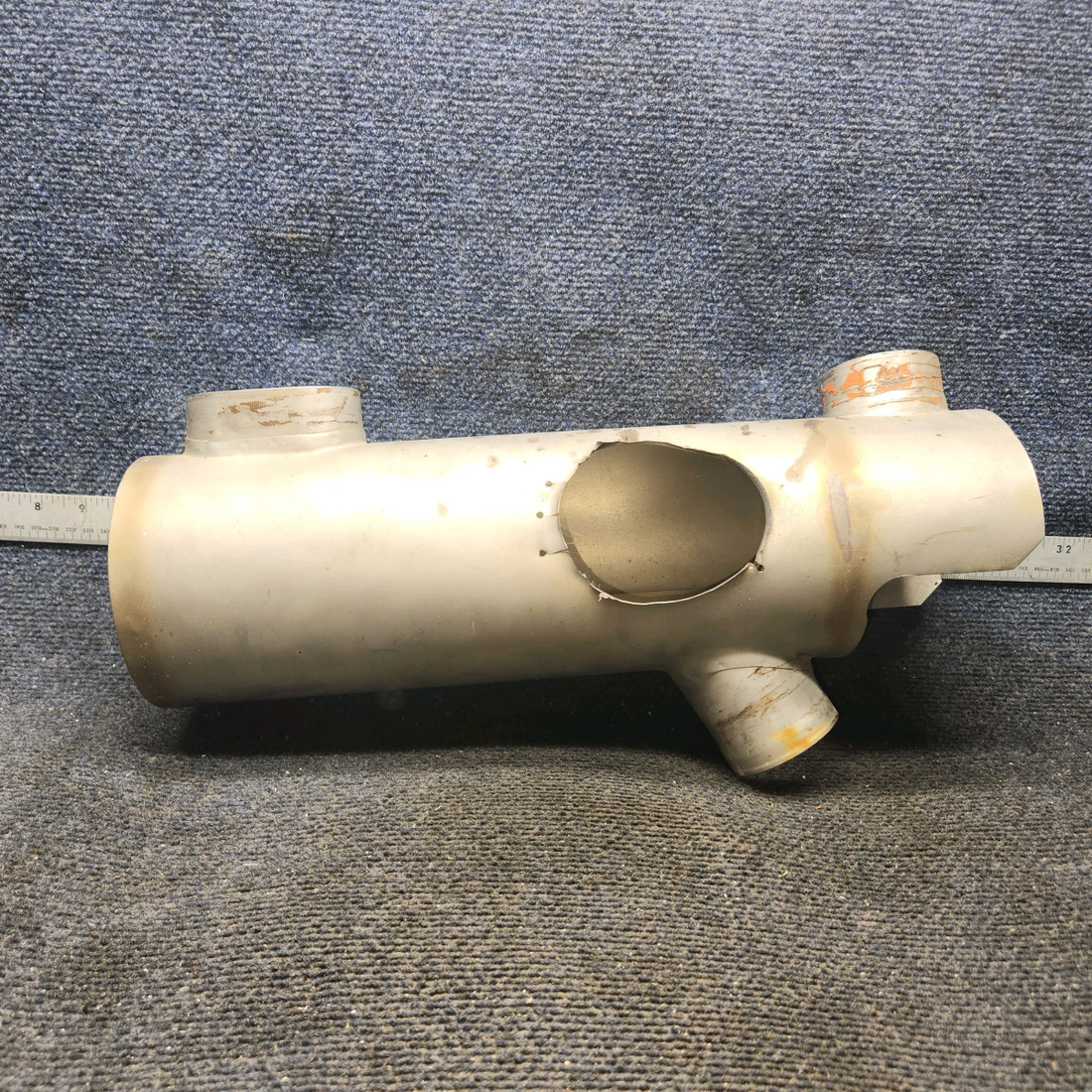 Used aircraft parts for sale, 099001-136 Beechcraft C23 SUNDOWNER Shroud Muffler Assembly