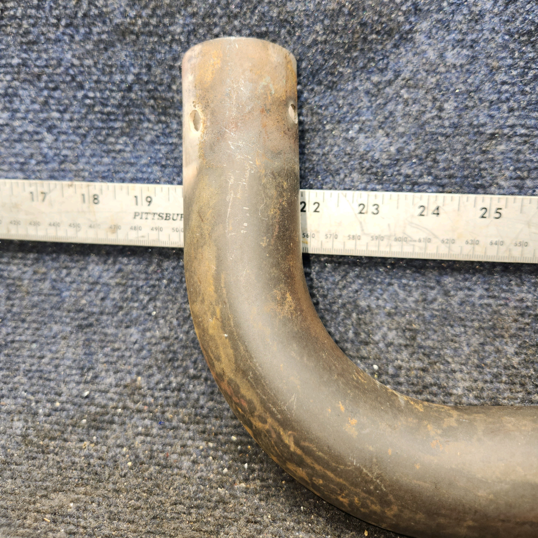 Used aircraft parts for sale, 38137-003 Lycoming IO-540-K1G5 Piper PA32RT-300 Exhaust Stack - LH Middle