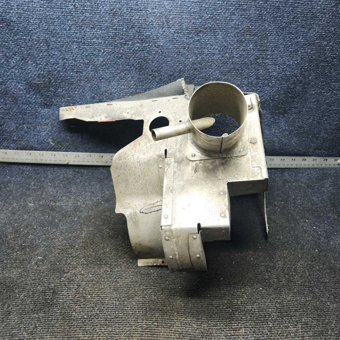 Used aircraft parts for sale, 63616-009 Lycoming PIPER PA28-140 Rear Engine Baffle - RH