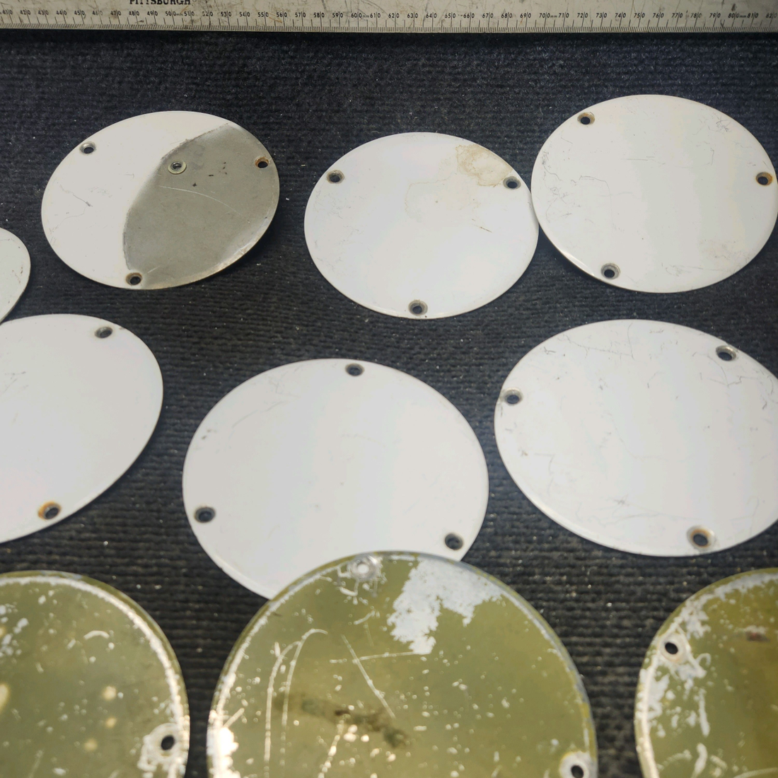 Used aircraft parts for sale, S225-1 Cessna 172E Inspection Cover Plate - Set of 33