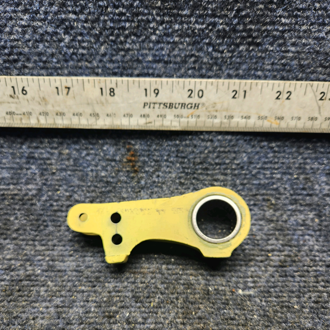 Used aircraft parts for sale, 35-524367-21 Beechcraft F33A RUDDER PEDAL LOWER RH ARM CO-PILOT