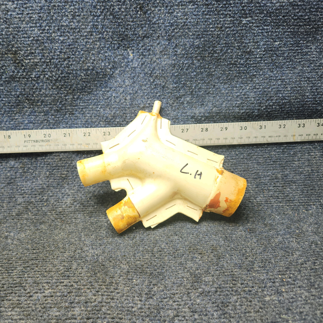 Used aircraft parts for sale, 169-554006-9 Beechcraft A24R Plenum Feed Duct