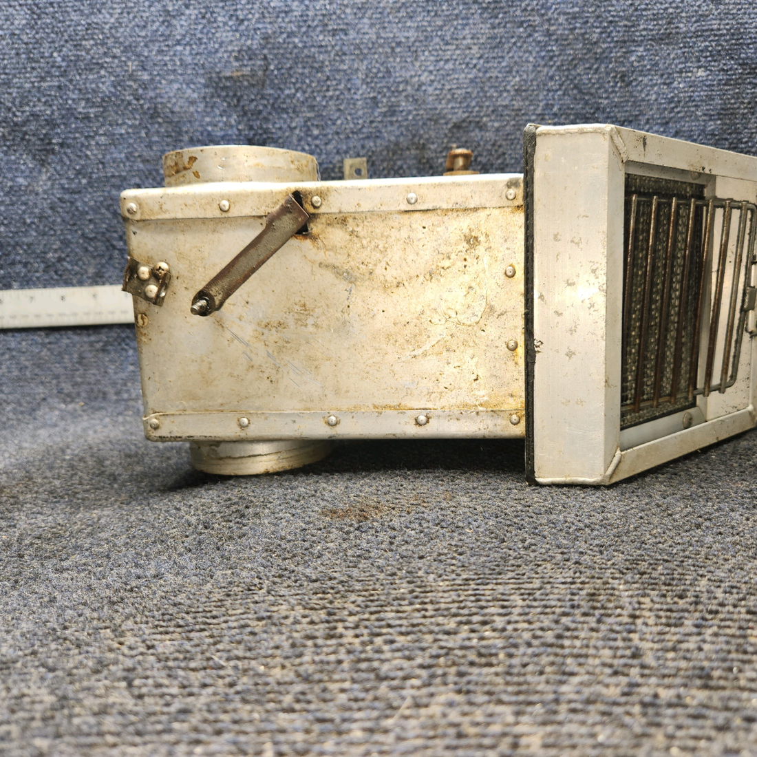 Used aircraft parts for sale, 0550180-1 Continental O-300-D Cessna 172F Carburetor Airbox Assembly
