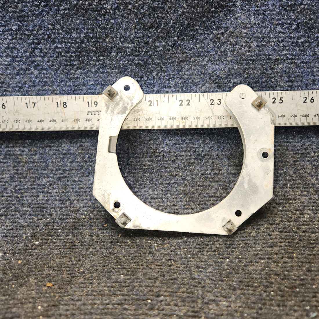 Used aircraft parts for sale, 0423542-6 Cessna 172E Landing Light Bracket Assembly
