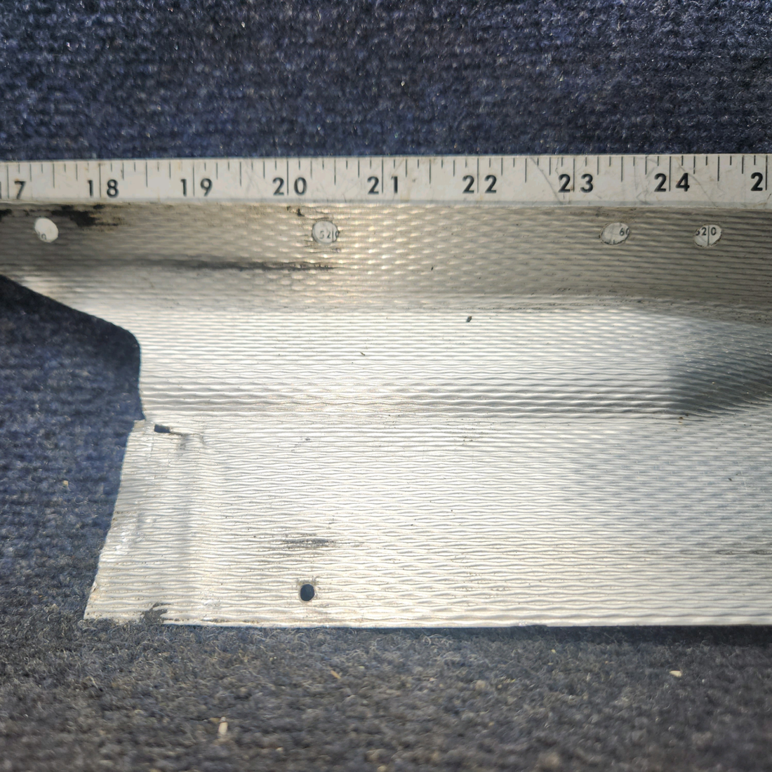 Used aircraft parts for sale, 76129-006 Piper PA28-161 Cabin Heat Duct Rear Assy - LH