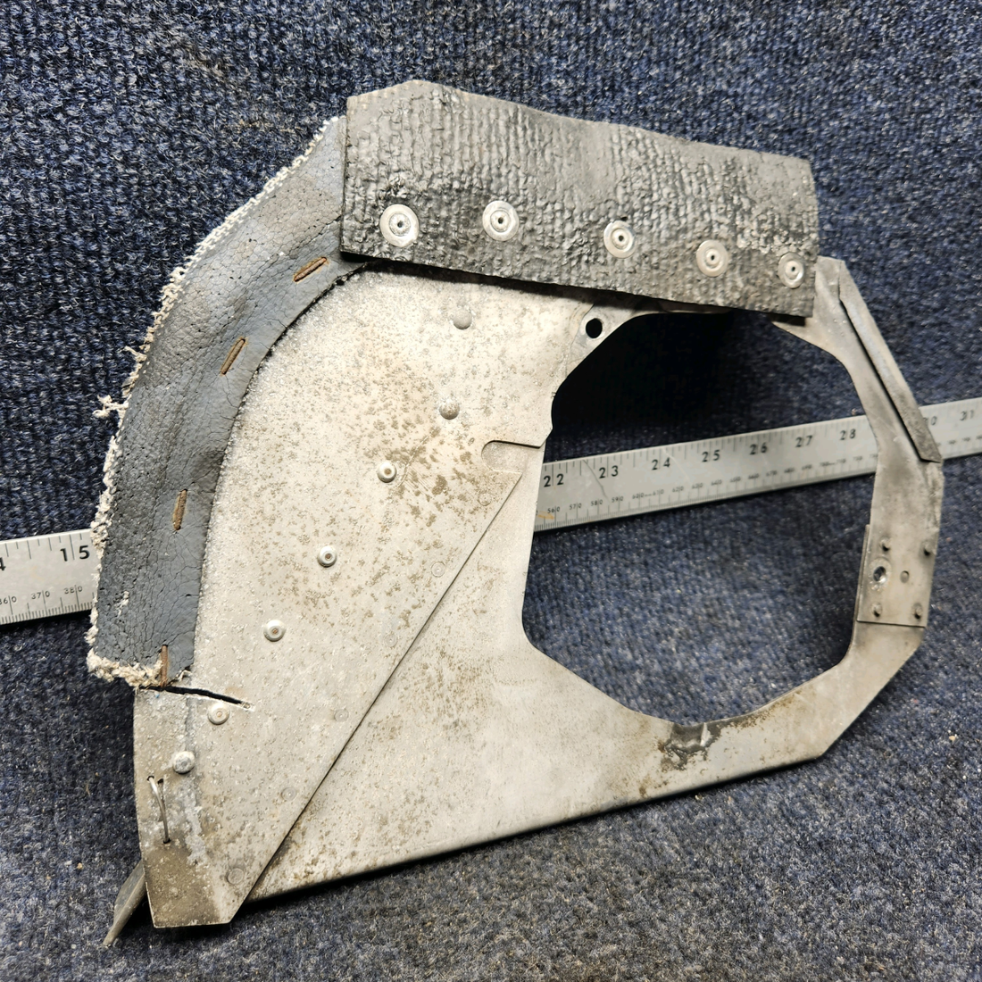 Used aircraft parts for sale, 63613-000 PIPER PA28-140 ENGINE BAFFLE ASSY LH SIDE FRONT