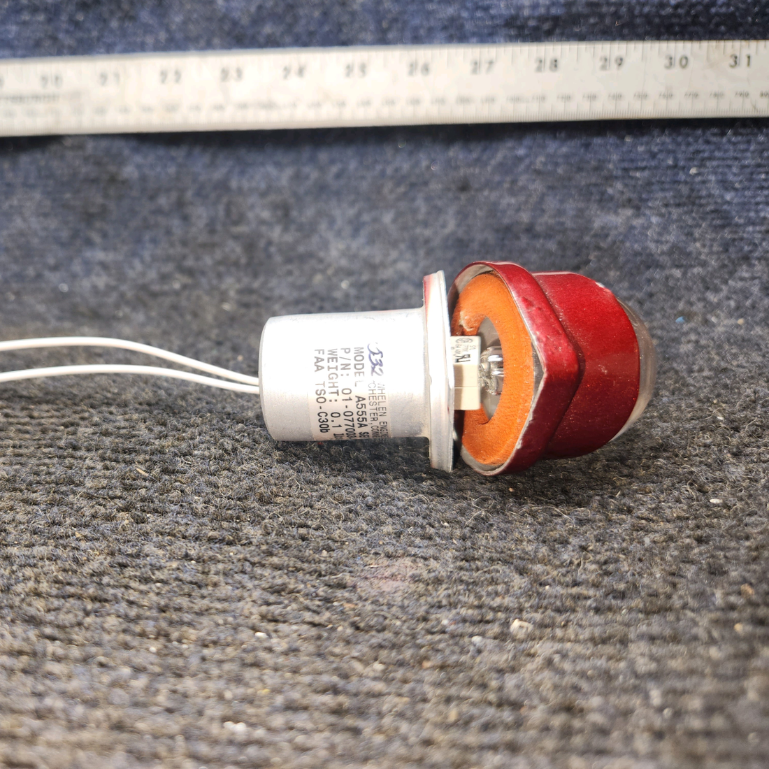 Used aircraft parts for sale, 01-0770034-02 WHELEN R44 Tail Light Assembly