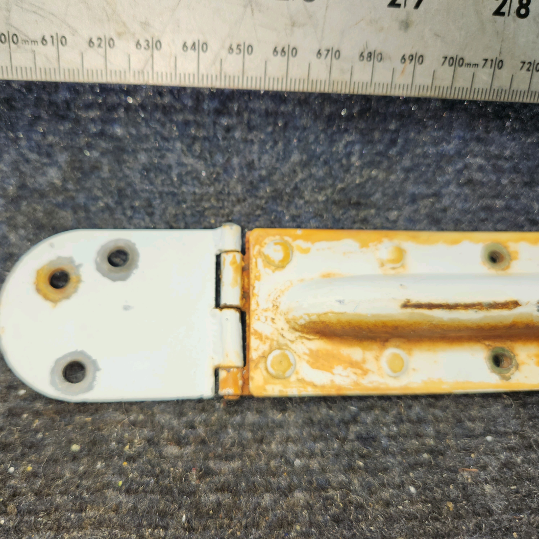 Used aircraft parts for sale, 0511237-1, 0511238-1 Cessna 172F Upper Cabin Door Forward & Aft Hinge - LH