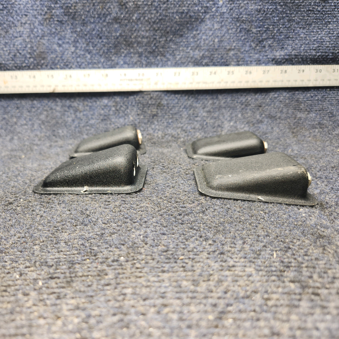 Used aircraft parts for sale, Jack Mount Beechcraft A24R Mic or Phone Jack Mount 2 Hole- "SET OF FOUR"