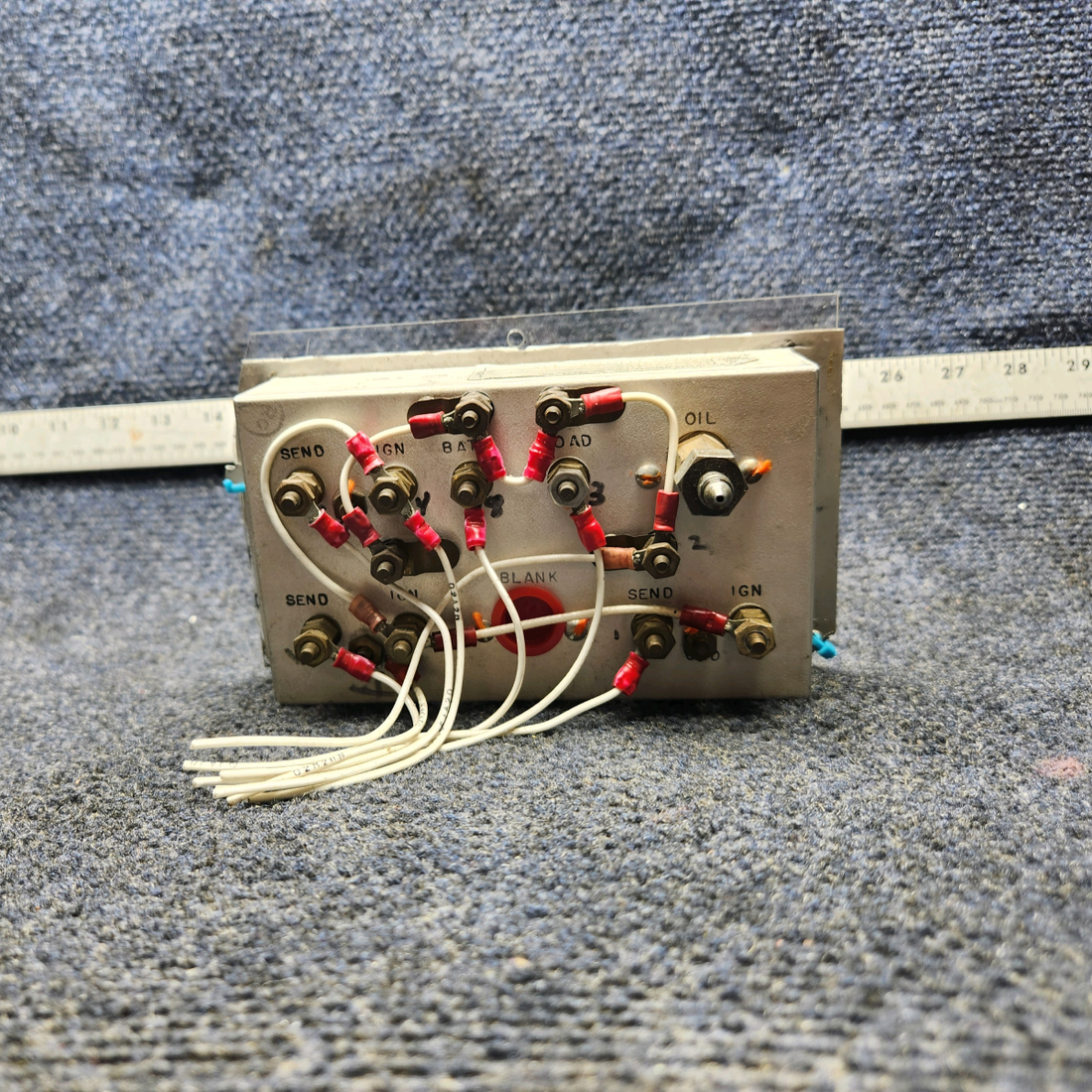 Used aircraft parts for sale, 169-380103-5 Beechcraft A24R Instrument Cluster Beech Sierra