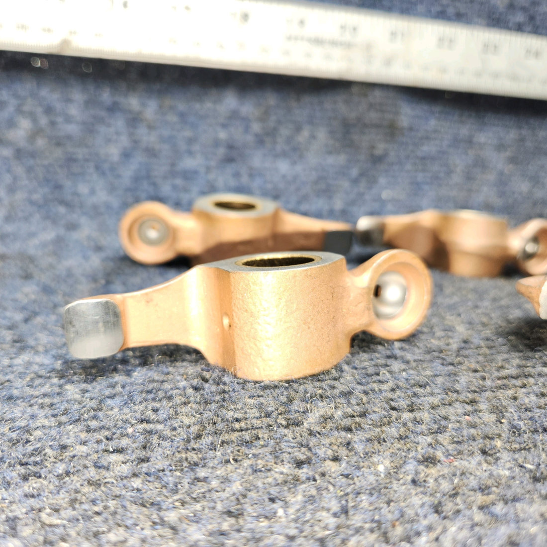 Used aircraft parts for sale, 694430 Lycoming O-320D3G Rocker Arm  - Set of Six