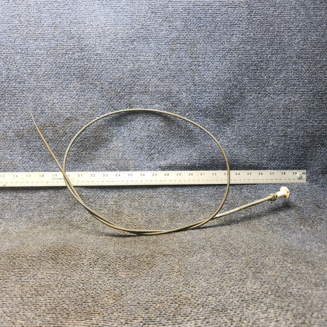 Used aircraft parts for sale, S1239-15 Cessna 172F Cabin Heat Control Cable (Length: 58”)