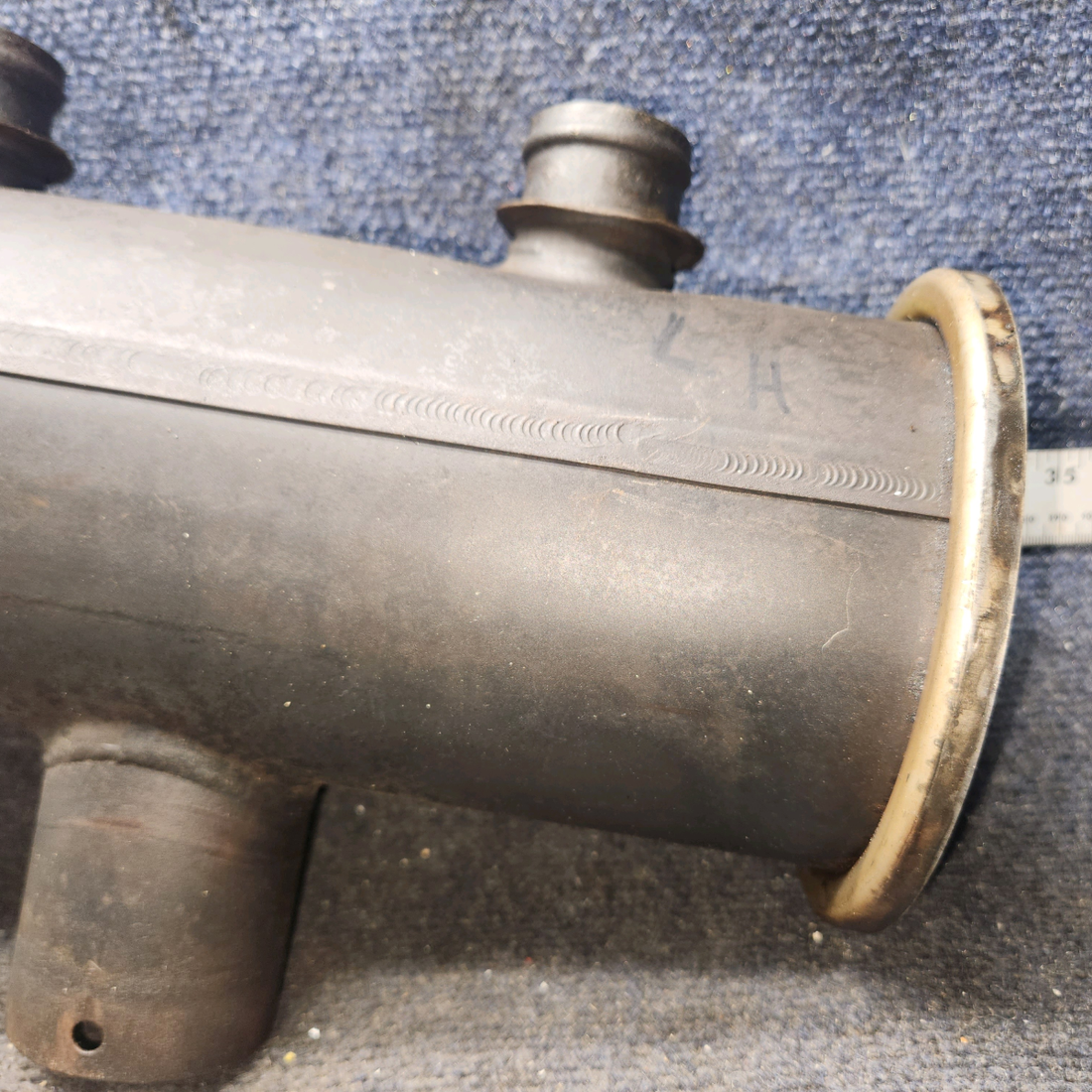 Used aircraft parts for sale, 0550176-55 Cessna 172E Exhaust Stack Assembly LH