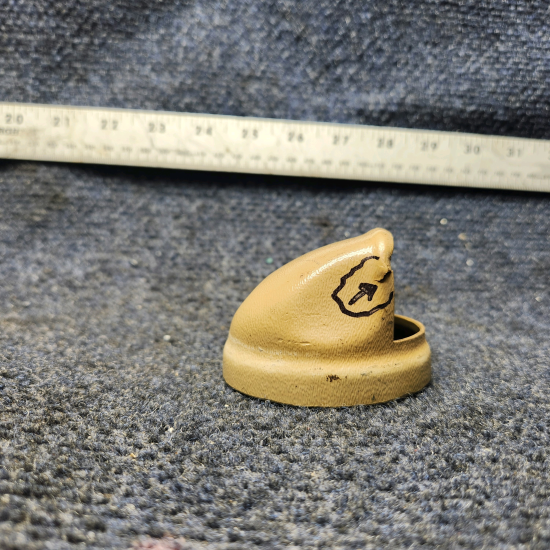 Used aircraft parts for sale, 65735-03 Piper PA28-140 Air Vent Cup (Brown)