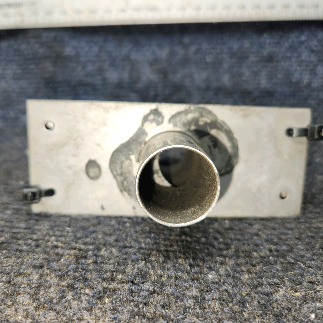 Used aircraft parts for sale, 69274-000, 69273-000 Piper PA28-161 Plate & Housing Defroster Valve