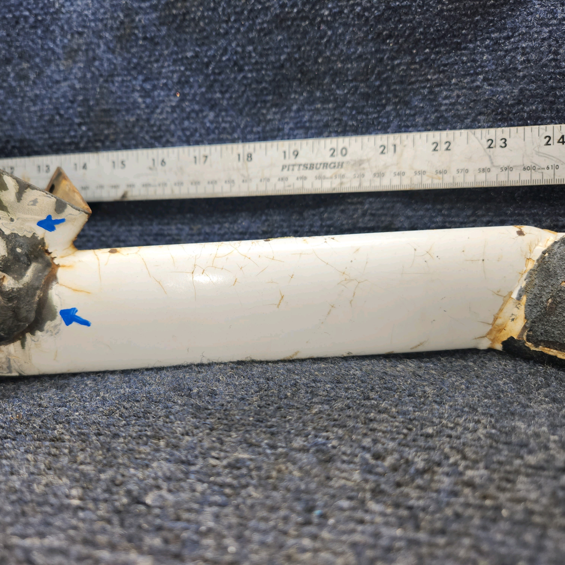 Used aircraft parts for sale, 65384-000 Piper PA28-140 Cabin Step - has repair