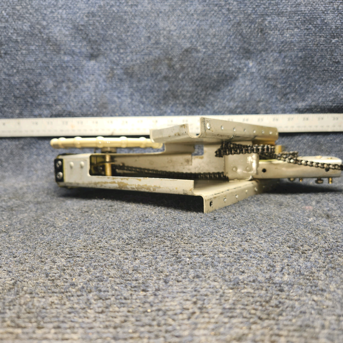 Used aircraft parts for sale, 169-524041-7 Beechcraft A24R Stabilator Tab Control Mechanism