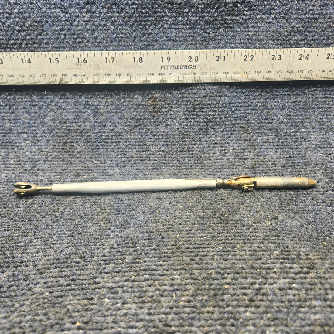 Used aircraft parts for sale, 96-420033-11 / 96-420033-13 Beechcraft F33A CABIN DOOR LATCH TUBE W/ PIN