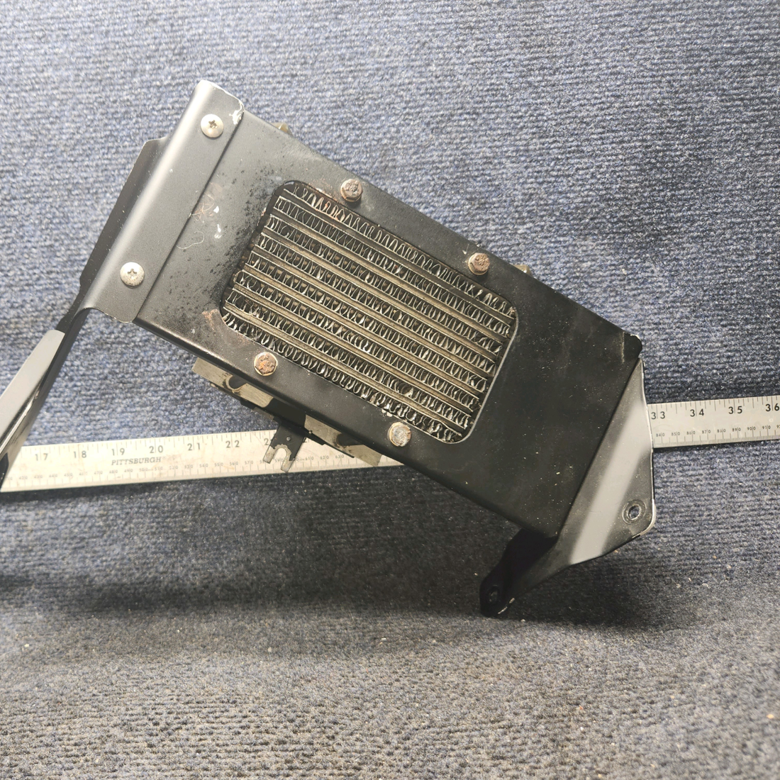 Used aircraft parts for sale, 21182-00, 21183-00, 21184-00 PIPER PA-24-250 Oil Cooler with Brackets