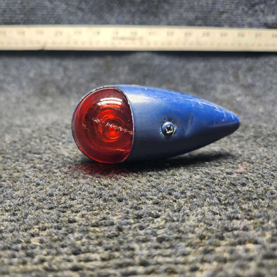 Used aircraft parts for sale, 169-110000-608 Beechcraft A23A Musketeer Custom III WING TIP LIGHT ASSEMBLY RH (RED)