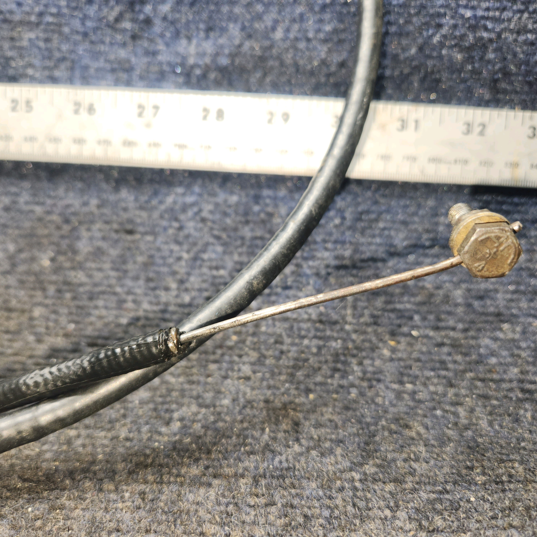 Used aircraft parts for sale, 35-944022 BEECHCRAFT F35 Mixture Control Cable – 54" Length