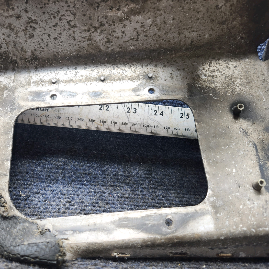 Used aircraft parts for sale, 63617-015 Piper PA28-140 Front Engine Baffle Assembly - LH