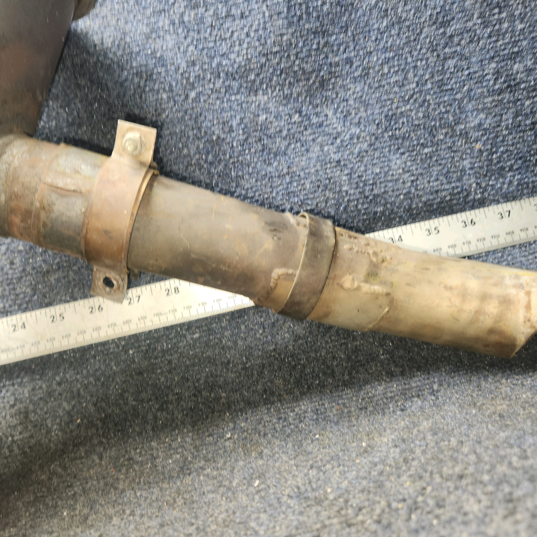 Used aircraft parts for sale, 0450400-3 Continental O-200 Cessna C-150J Muffler Assy with Pipe - LH