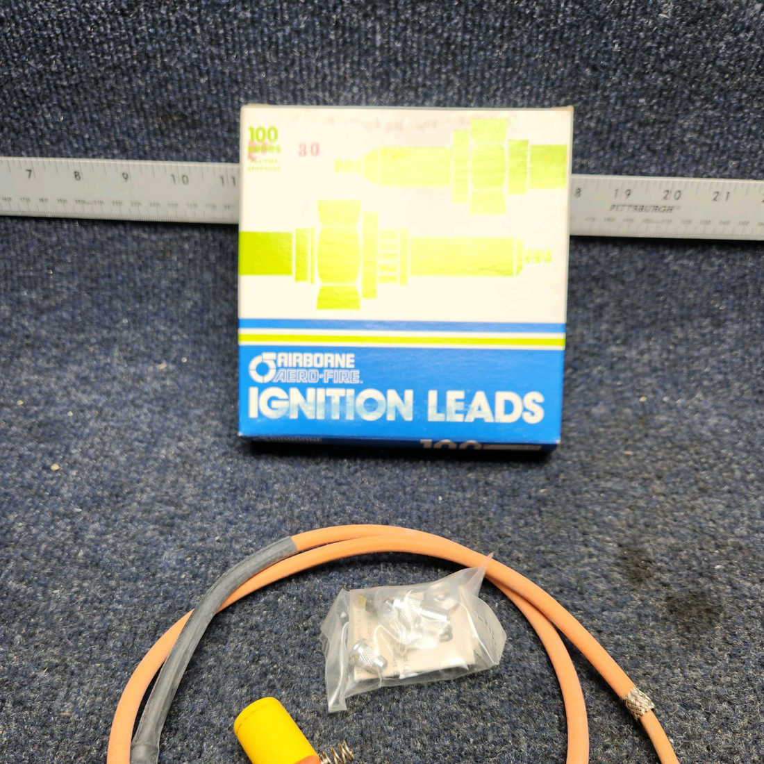 Used aircraft parts for sale, 100-30 BEECHCRAFT F35 PARKER AIRBORNE IGNITION LEADS 100 SERIES