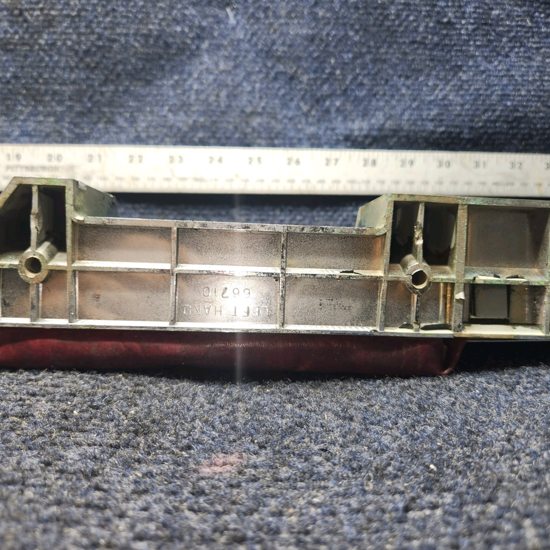 Used aircraft parts for sale, 66710-16 Piper PA28-140 Armrest Housing Assy w/ Ashtray - LH