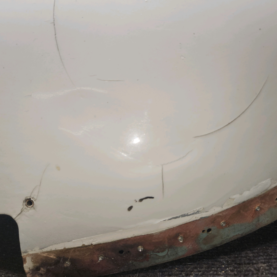 Used aircraft parts for sale, 0552019-23 cessna 172N Lower Nose Cap Assembly