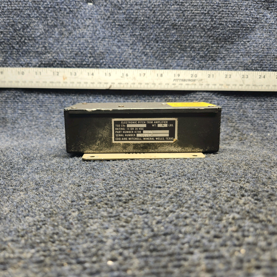 Used aircraft parts for sale, IC709-5 Edo-Air PITCH TRIM AMPLIFIER (VOLTS: 14-28)