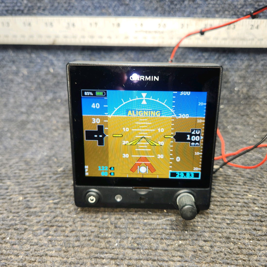 Used aircraft parts for sale, 011-03809-00 Garmin G5 cessna 172k Primary Attitude Display with Connector