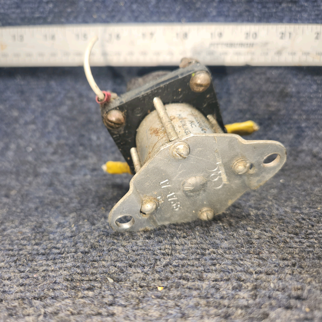 Used aircraft parts for sale, 6041H50A Beechcraft A24R Relay Solenoid 12 Volts