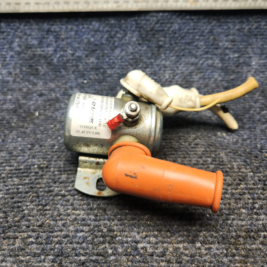 Used aircraft parts for sale, X61-0031 PIPER PA28-161 Warrior III LAMAR RELAY SOLENOID (VOLTS: 24)