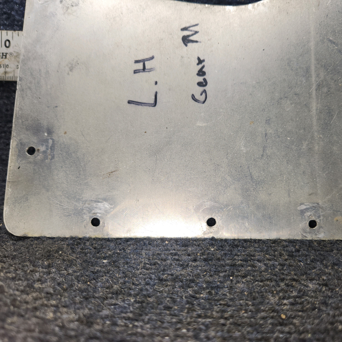 Used aircraft parts for sale, 65688-002 Piper PA28-161 Fairing Plate - LH