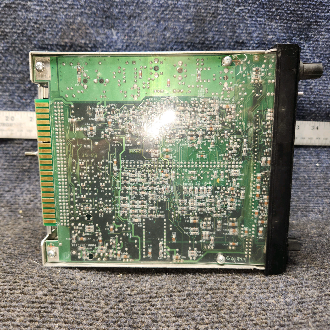 Used aircraft parts for sale, PMA7000 PS Engineering PMA7000M-S Piper PA28-161 Audio Panel with Tray and Connector